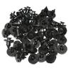 50 Stück 8mm Auto Befestigungselemente Nieten Clips Auto Stoßstange Türverkleidung Kotflügelverkleidung Clips Halter für Nissan Auto Zierleisten Clips Kühlergrill Clips
