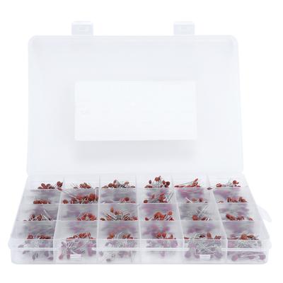 Kit Assortimento 960 Pezzi Condensatori Ceramici In Linea Componenti Elettronici Fai-da-te 2PF-0.1UF 24 Valori