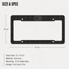Metal Tag Frame Auto License Bracket Graphite Steering Wheel Icon Aluminum Print Car Custom Print