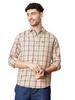 The Indian Garage Co Cotton Adult Men' Regular Fit Shirt (0721Sh9509_Beige )