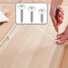 BHBL White Screws Wood White Sheet Metal Screw Thread Truss Head Fast Self Tapping White Pan Cabinet Screws