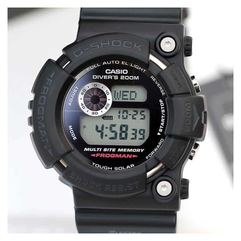 Casio G-SHOCK FROGMAN series 200 meters waterproof quartz movement Japanese and Korean watch men's watch blue dial GW-200BC-1JF