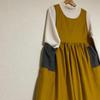 Used [Limited 1st] Handmade ladies apron dress fine ribbed corduroy
