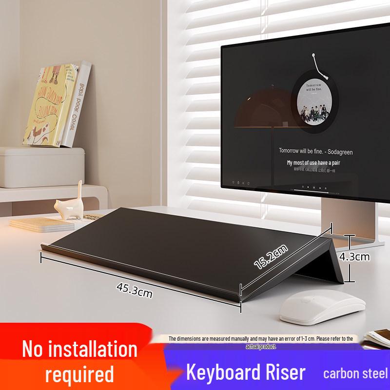 Rutschfester kippbarer Tastaturständer für Desktop, Laptop, Maus, Büroaufbewahrung