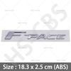 1 Pezzo 3D ABS E-pace F-Pace Lettere Logo Auto F-type F E Type Pace Bagagliaio Posteriore Emblema Badge Adesivi Portellone Accessori Styling Auto