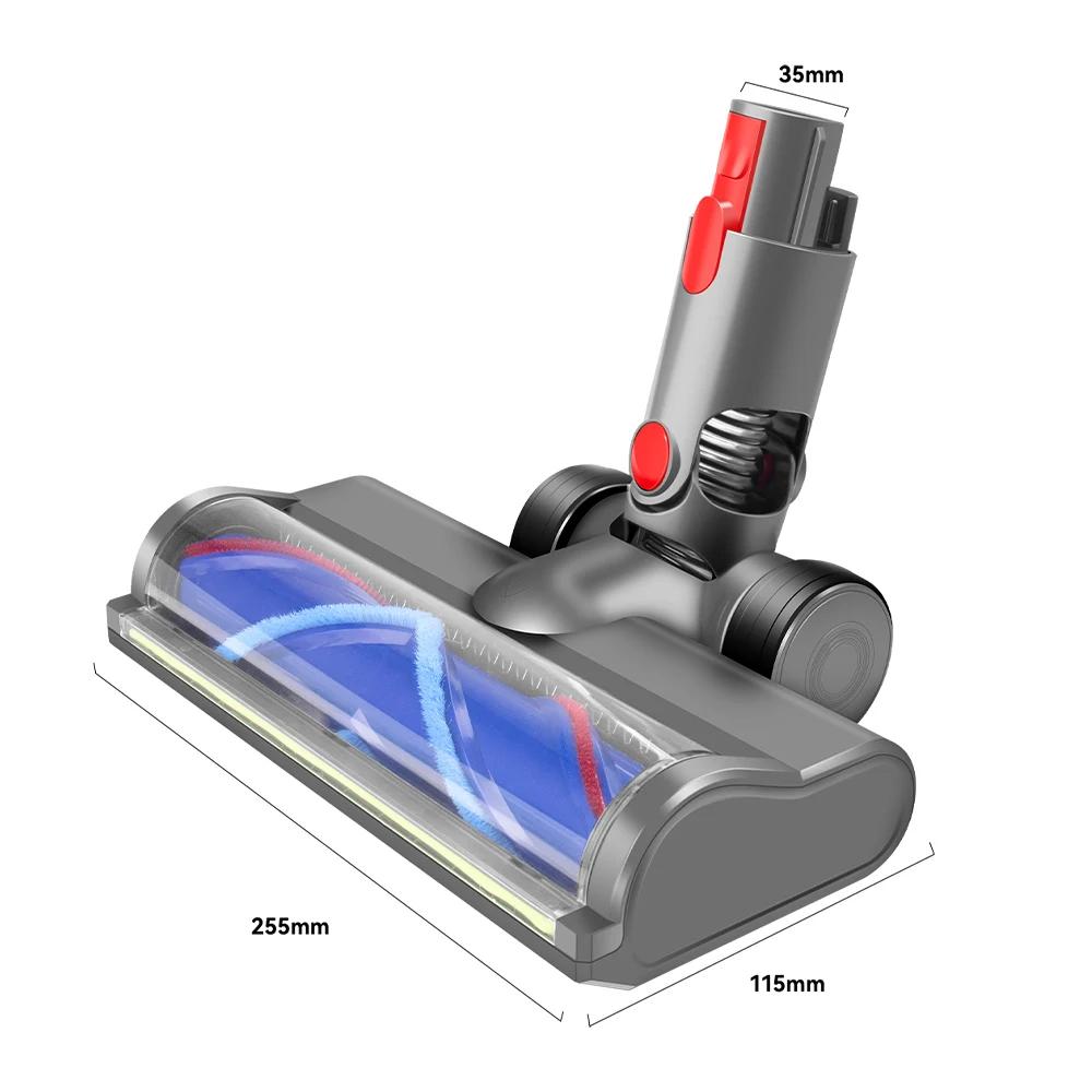 Direct Drive Brush Head For Dyson V12 V10 V7 V8 V11 V15 SV10 SV12 SV14 V6 and V10 Slim Vacuum Cleaner Green Light Replacement