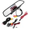 4.3in HD Car Rearview Mirror Monitor Kit Dash Cam Mirror