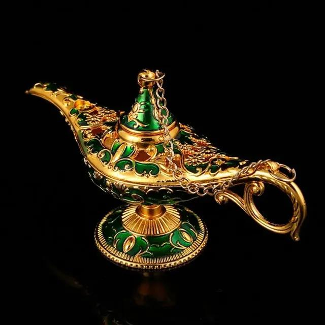 D2 European Russian Ornaments Wish Lamp Aladdin Light Decoration Vintage Home Decoration Tabletop Decoration Party Decor Crafts
