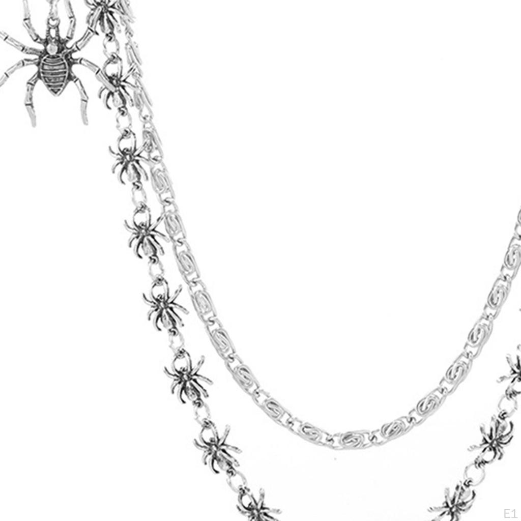 Spider Pants Chain Alloy Waist for Jeans Belt Loop Handbag Wallet