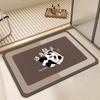 Diatom Mud Bathroom Floor Mat - Soft, Anti-Slip, Quick-Drying, Water-Absorbent Mat for Shower, Toilet, or Doorway.