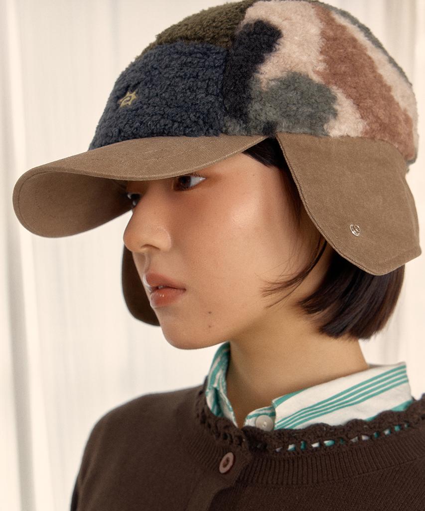 Sseonlis Fleece Trooper Hat (Khaki)