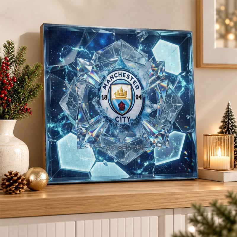 Manchester City Diamond Painting Kit 5D Full Drill DIY Diamond Mosaic Wall Art Home Decor