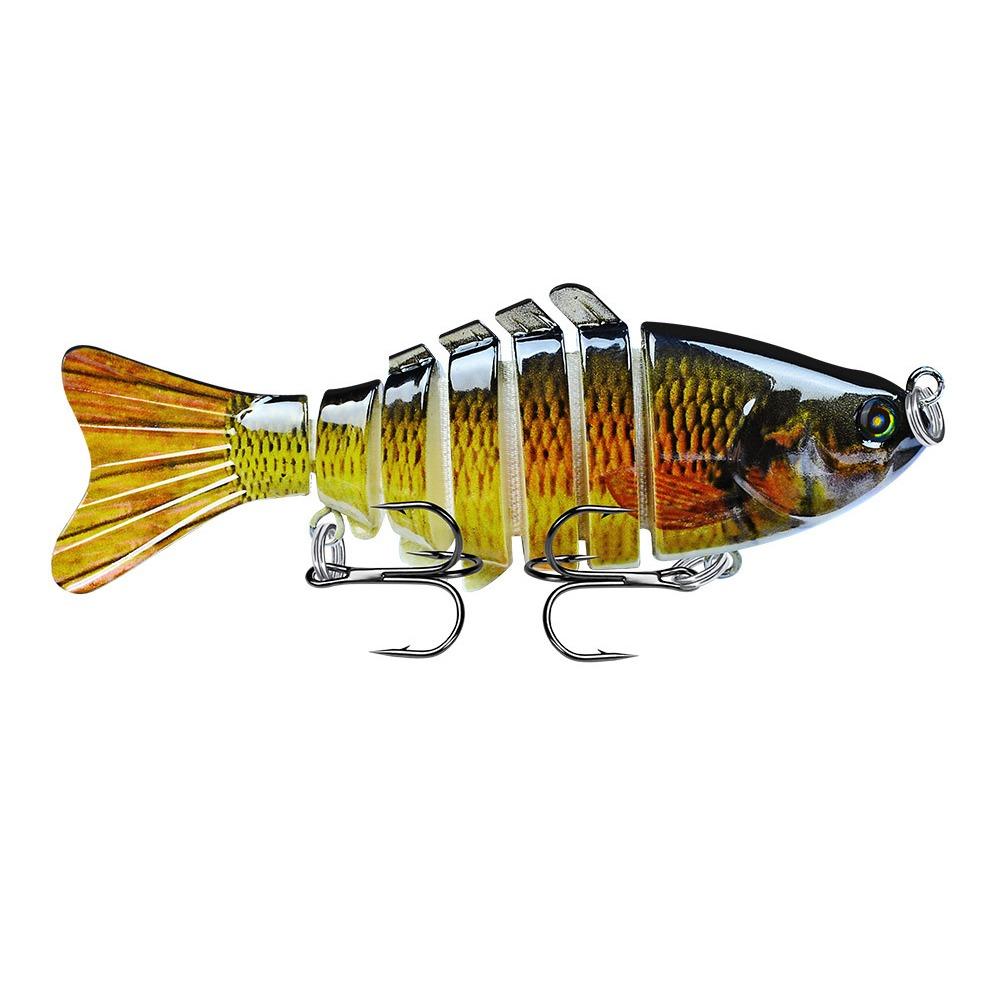 10cm Bionic Swimming Bait 7 Segment Bionic Fishing Lures New Hard Bait  For All Kinds Of Fish