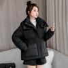 Cotton Clothing Women's Short 2026 New Plus Size Korean Fashion Hooded Internet Red Padded Jacket Versatile and Loose