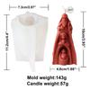 DIY bouquet Virgin Mary candle silicone mold curly hair goddess resin mold Virgin Mary statue sculpture gypsum mold Jesus molds
