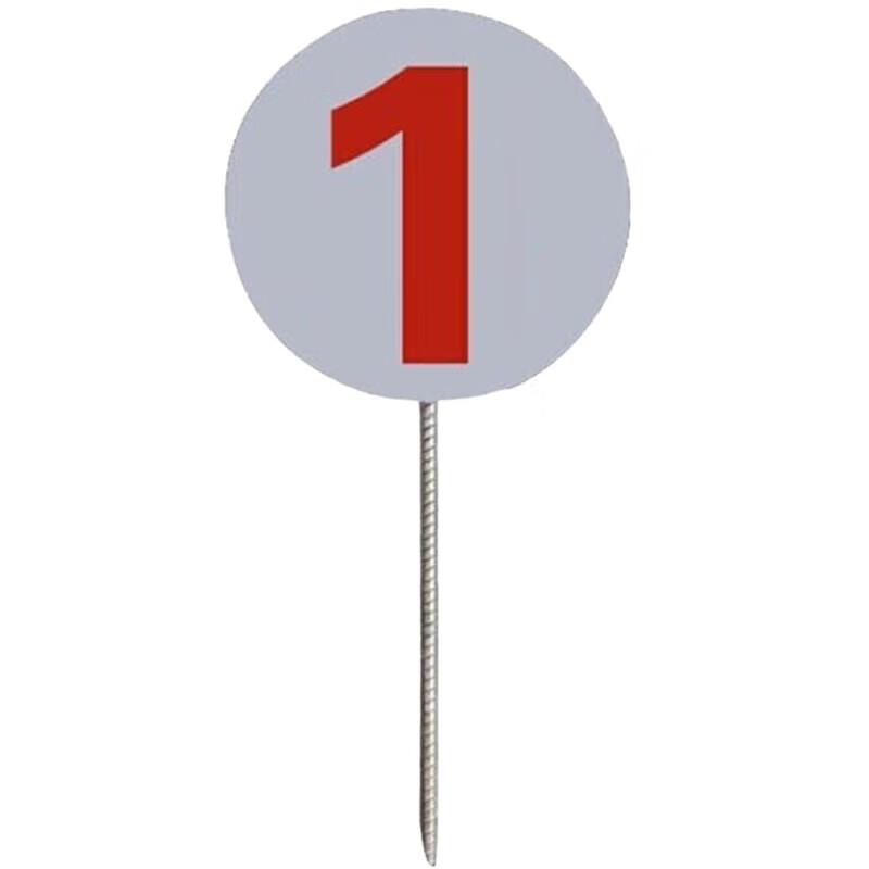 Ground Insert Target Number Sign