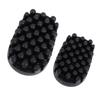 2pcs Rubber Curling Hair Brush Large and Small Size Washable Twist Curl Comb Hair Styling Tool