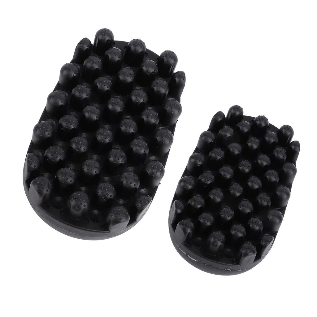 2pcs Rubber Curling Hair Brush Large and Small Size Washable Twist Curl Comb Hair Styling Tool