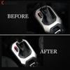Car Interior Accessories For Jeep Renegade 2014 2015 2016 2017 2018  Matte Center Console Gear Shift Box Panel Cover Trim