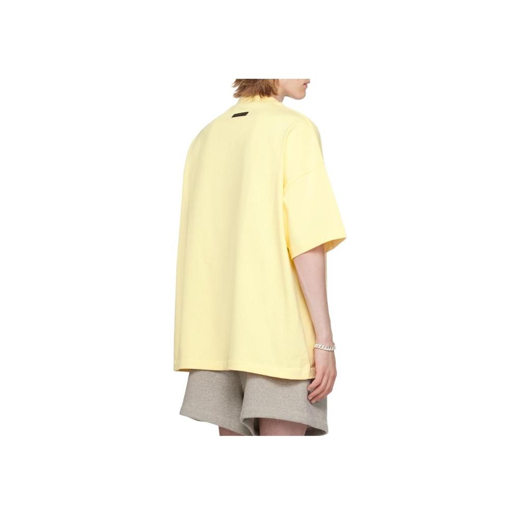 Fear of God Essentials Heavy Jersey Short-Sleeve Tee Garden Yellow Men Tops 125SP242001F