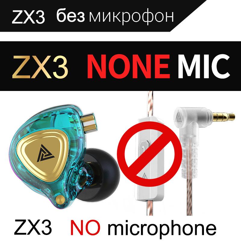 QKZ ZX3 Mobile Phone Headset, Cable with Wheat Headset Running Sports Headset