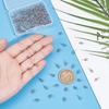 UNICRAFTALE 150pcs 10x4mm Stainless Steel Screw Eye Pin Peg Bails Small Screw Eye Pins Clasps Hooks 1.5mm Pin Eye Screws Connectors for Half Drilled