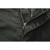 Men Casual Joggers Solid Color Pants Men Cotton Elastic Trousers Military Style Army Cargo Pants