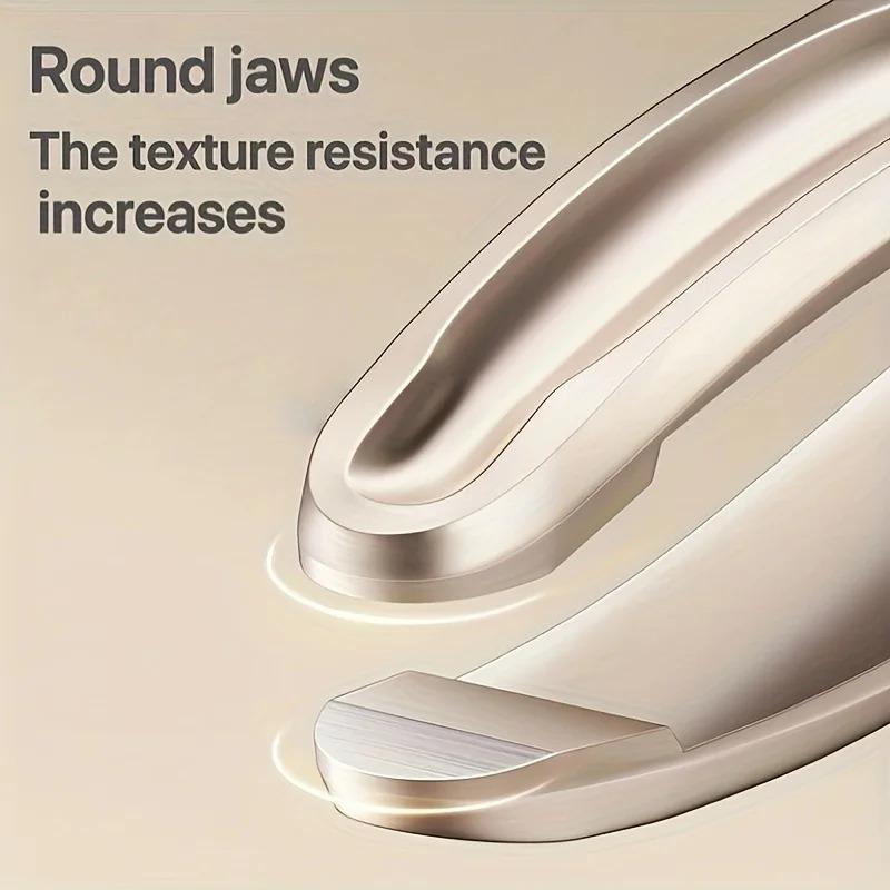 Stainless Steel Eyebrow Tweezers Precise Beard And Sideburn Trimming Gentle On Skin Light Round Head