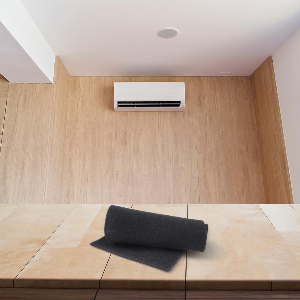 Activated Carbon Sponge for 1mx40cm Air Conditioner Filter Replacement