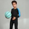 4-12 Years Kids Running Sweat-Wicking Quick-Dry Tights Set Fitness Suit