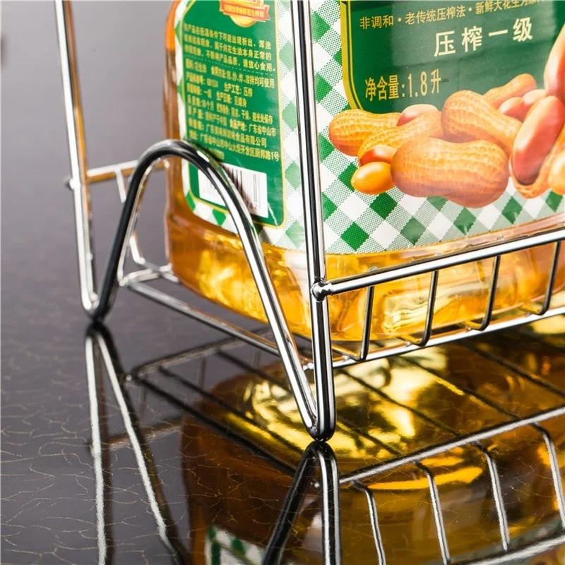 Double-layer Seasoning Shelf Kitchen Supplies Shelf Two-layer Seasoning Box Seasoning Bottle Storage Rack Household Storage Rack