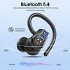 Bluetooth 5.4 Ear Hook Headphones TWS Wireless Earphones HiFi Stereo Waterproof Headsets LED Display Long Standby Touch Earbuds