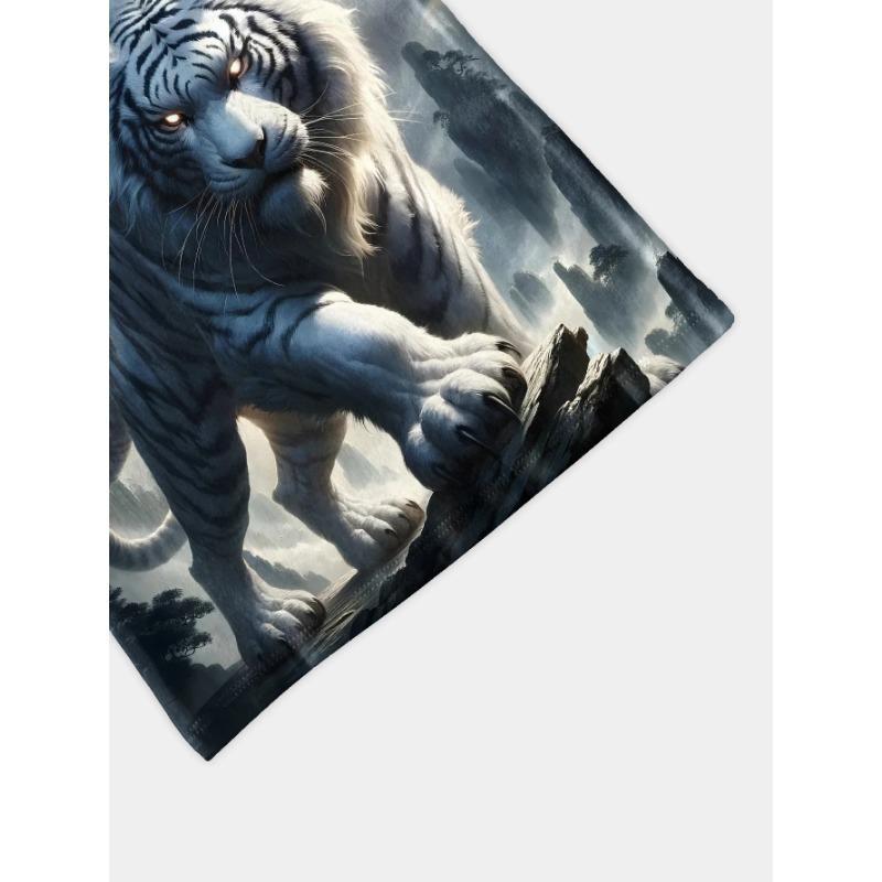 Children's T-shirt Cool Tiger 3D Print Boys' Summer Short Sleeved Top