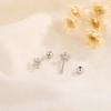 Flower Cartilage Earring Stud Earrings Cute Tragus Ear Stud Piercing Body Jewelry