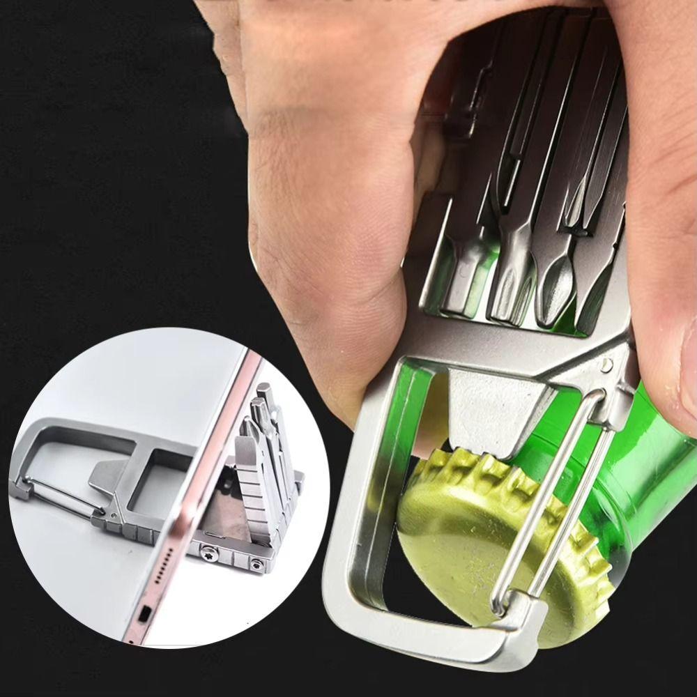 

Bottle Opener Portable Pocket Tool 10-in-1 EDC Bottle Opener Portable Outdoor