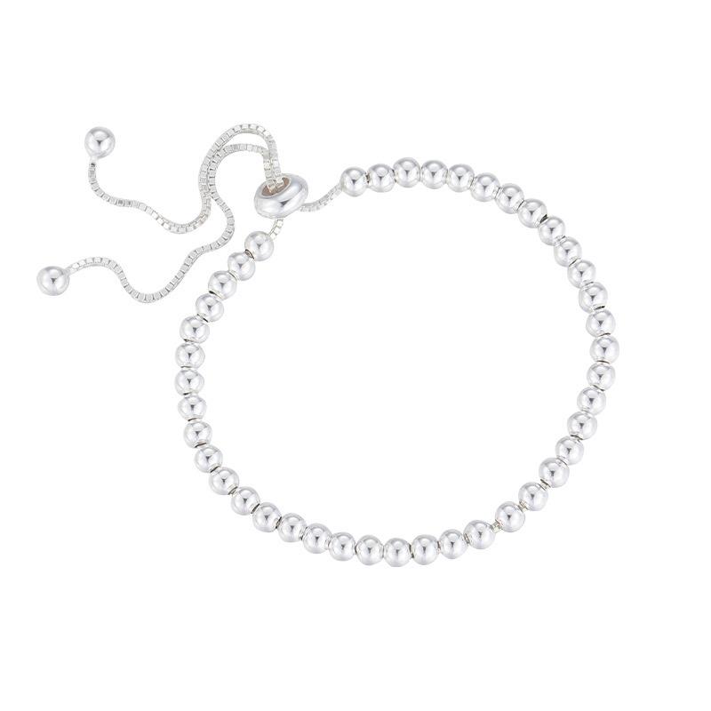 Xiaomi 100% Solid 925 Sterling Silver Metal Bracelet for Women Men Vintage Handmade Ball Bracelet Birthday Gift S-B451