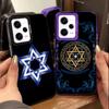 David Jewish Star Symbol Soft Phone Case for Xiaomi Redmi Note 13 14 15 Pro Plus 12S 12 11S 11 11T 10S 10 Shockproof Cover Back