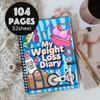104 Pages Weight Loss Plan Book 12 Weeks Diet Meal Notepad High Quality Fitness Journal  Health