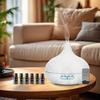 Difuzor Pentru Acasă Pentru Acasă Pentru Acasă Difuzor Ulei Aromatic Ulei Esențial 550ml Umidificator Ultrasonic Telecomandă 6 Uleiuri