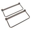 Pair of Foldable RV Shoe Rack Space Saving Aluminium Alloy Wall Mounted Shoe Organizer Hanging Shoe Storage Shelf for