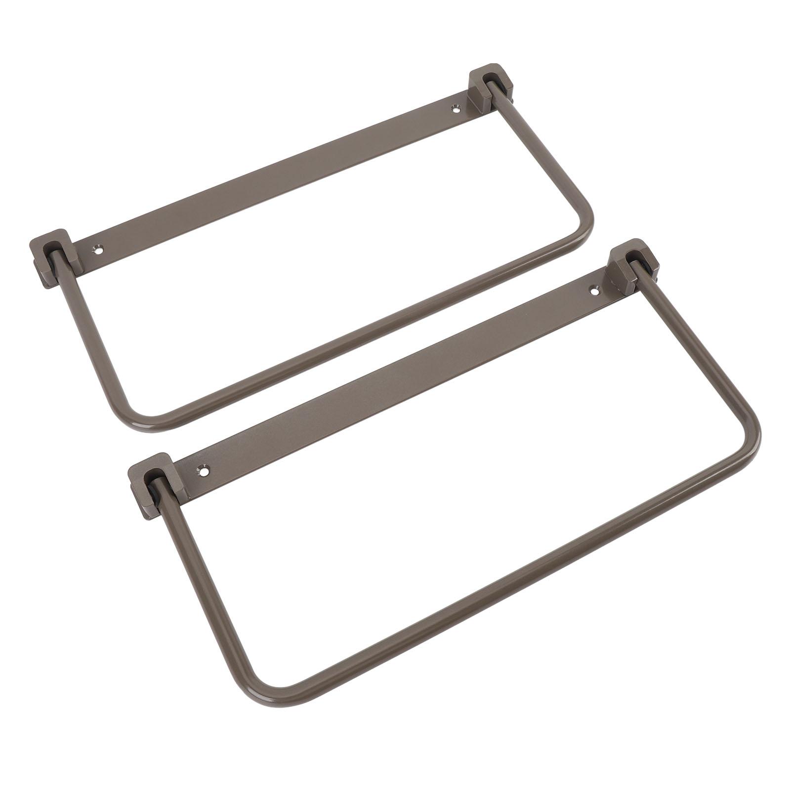 

Пара складных обувниц для RV, экономящих место, из алюминиевого сплава, настенный органайзер для обуви, подвесная полка для хранения обуви для Brown коричневый