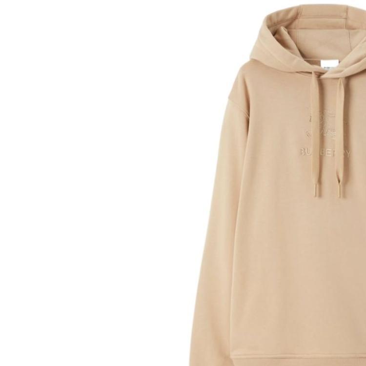 Burberry Embroidered Ekd Cotton Hoodie 80727461