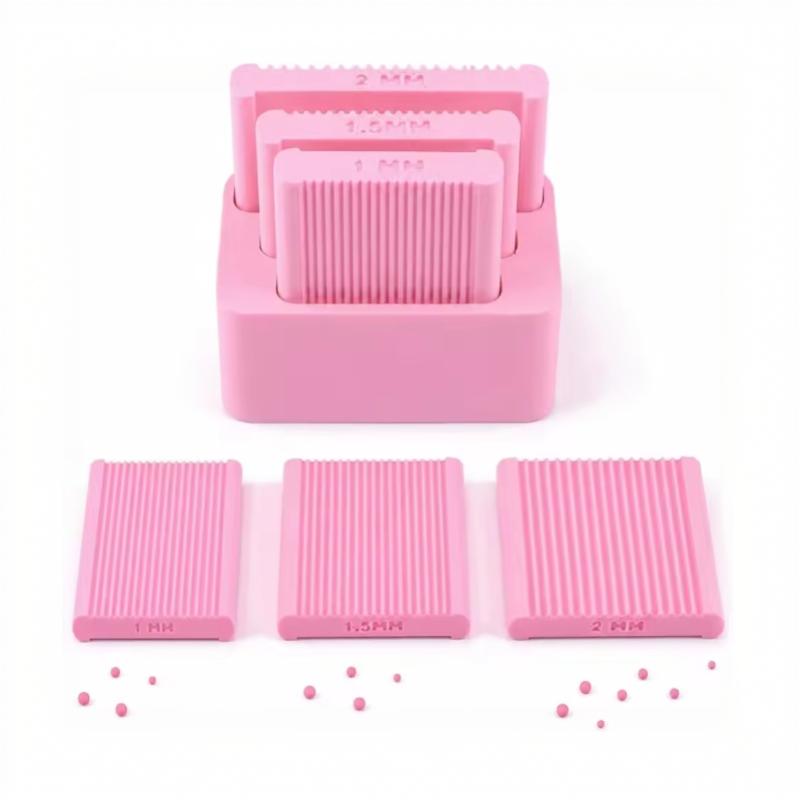 Narzędzie do ręcznego formowania kulek z gliny 2 w 1, 1&1,5&2 mm, do kwiatów żelowych 3D, do druku 3D, wielokrotnego użytku, do kształtowania koralików