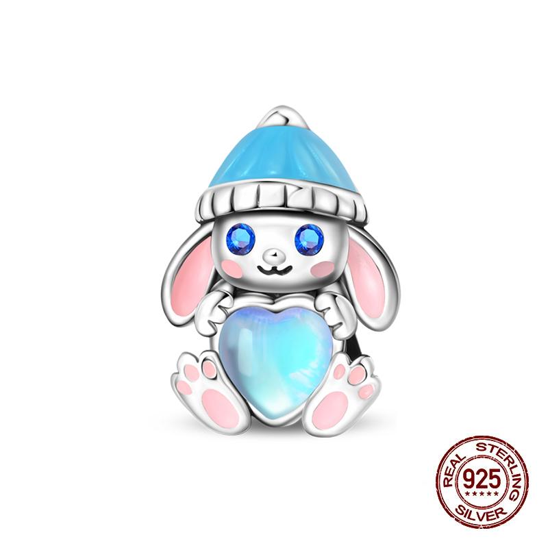 Winter Charms Copper Elk Bear Santa Claus Charms Beads Fit Original Bracelets For Women Diy Festival Jewelry Gifts