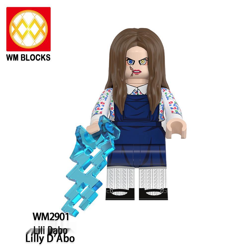 Horror Series Ghost Nun Minifigure Building Block Toy
