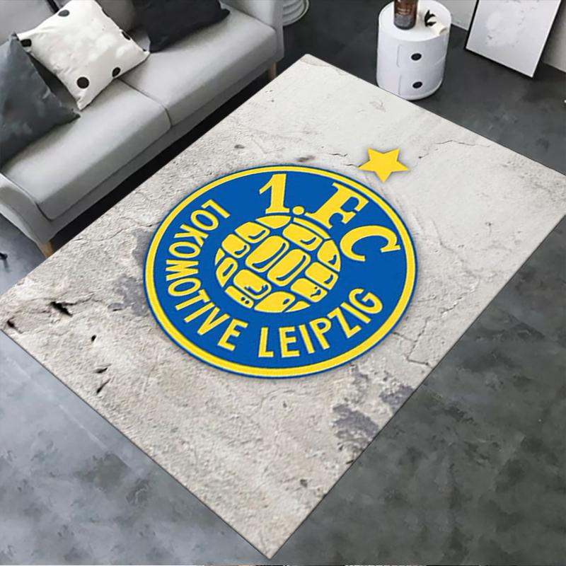 2025 Neuer Lokomotive Leipzig Teppich für Wohnzimmer Schlafzimmer Zuhause Sofadekoration, Kinderspiel Rutschfeste Fußmatte 71