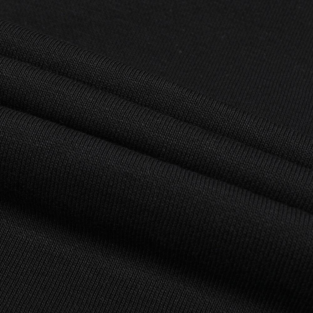 Nike Vyšívaná mikina přes hlavu Jednobarevná fleecová Pohodlné dlouhé kalhoty Ležérní sportovní souprava Pánská tepláková souprava Černá 623453-010+716831-010