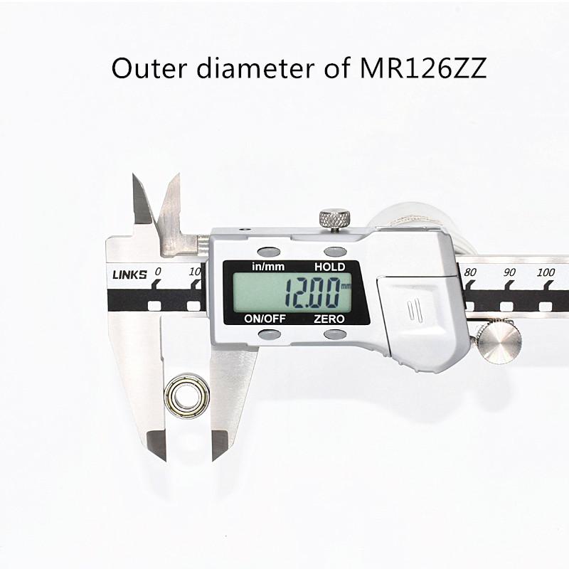 MR126ZZ Miniatur Lager 10 Stück 6*12*4(mm)