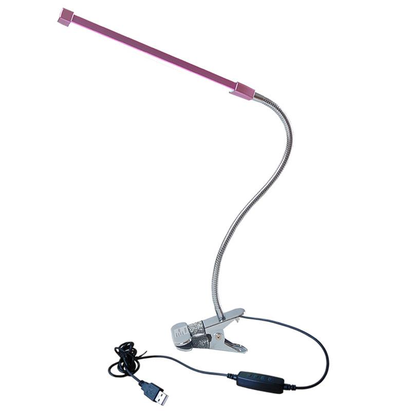 USB clip lamp led eye protection table lamp 10 levels of dimming and color reading lamp bedroom bedside lamp