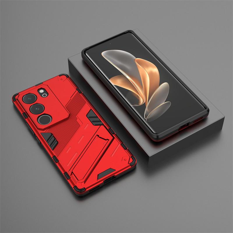 For Vivo V29 5G Case Vivo V29 V29E V29 Pro 5G Cover Funda Shockproof TPU Armor PC Stand Holder Silicone Protective Back Cover